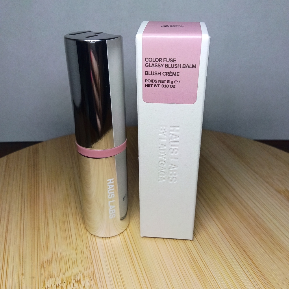 Haus Labs By Lady Gaga Color Fuse Blush Balm - Glassy Hibiscus - Picture 4 of 6